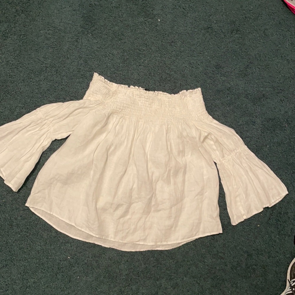 ZARA white blouse size small